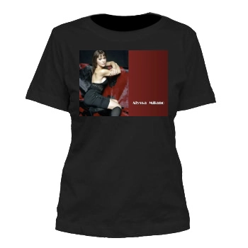 Alyssa Milano Women's Cut T-Shirt