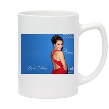 Alyssa Milano 14oz White Statesman Mug