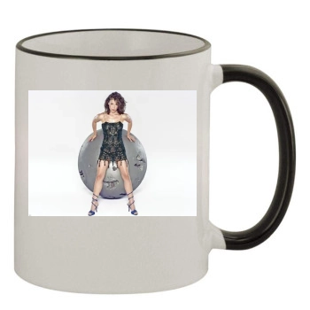 Alyssa Milano 11oz Colored Rim & Handle Mug