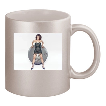 Alyssa Milano 11oz Metallic Silver Mug