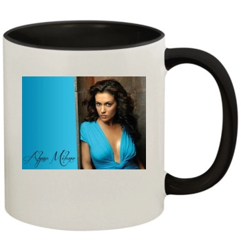 Alyssa Milano 11oz Colored Inner & Handle Mug