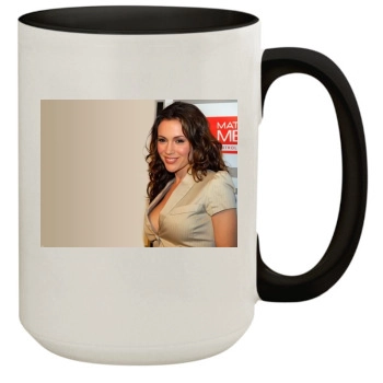 Alyssa Milano 15oz Colored Inner & Handle Mug