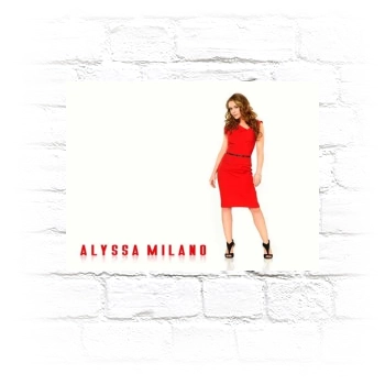 Alyssa Milano Metal Wall Art