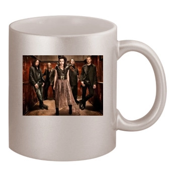 Amy Lee 11oz Metallic Silver Mug