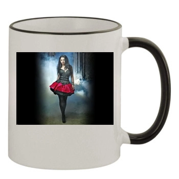 Amy Lee 11oz Colored Rim & Handle Mug