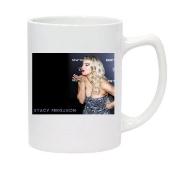 Fergie 14oz White Statesman Mug