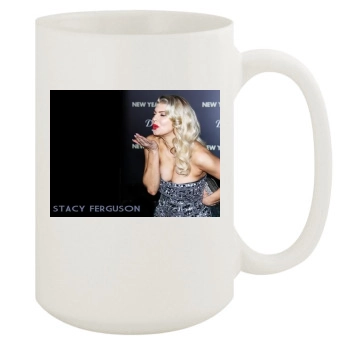 Fergie 15oz White Mug