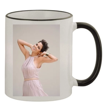 Halle Berry 11oz Colored Rim & Handle Mug