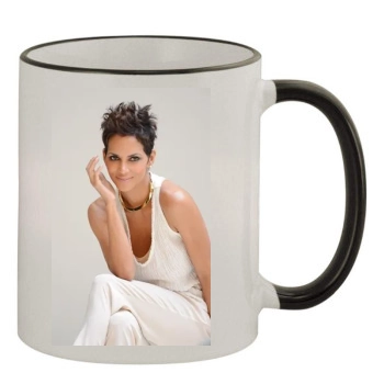 Halle Berry 11oz Colored Rim & Handle Mug