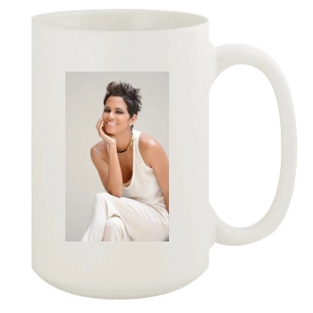 Halle Berry 15oz White Mug