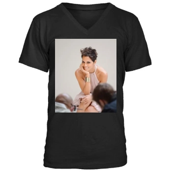 Halle Berry Men's V-Neck T-Shirt