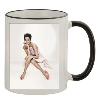 Halle Berry 11oz Colored Rim & Handle Mug