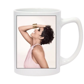 Halle Berry 14oz White Statesman Mug