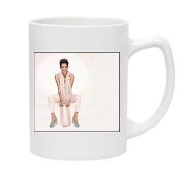 Halle Berry 14oz White Statesman Mug