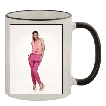 Halle Berry 11oz Colored Rim & Handle Mug