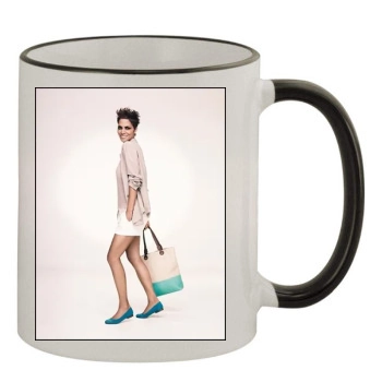 Halle Berry 11oz Colored Rim & Handle Mug