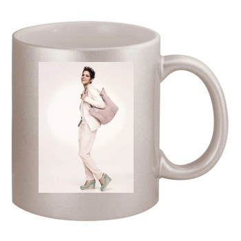 Halle Berry 11oz Metallic Silver Mug