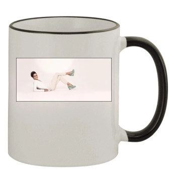 Halle Berry 11oz Colored Rim & Handle Mug