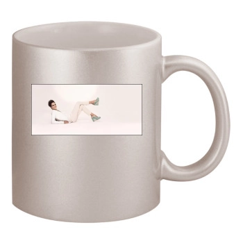 Halle Berry 11oz Metallic Silver Mug