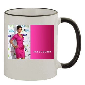 Halle Berry 11oz Colored Rim & Handle Mug