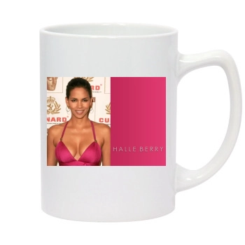 Halle Berry 14oz White Statesman Mug