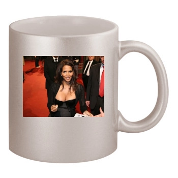 Halle Berry 11oz Metallic Silver Mug