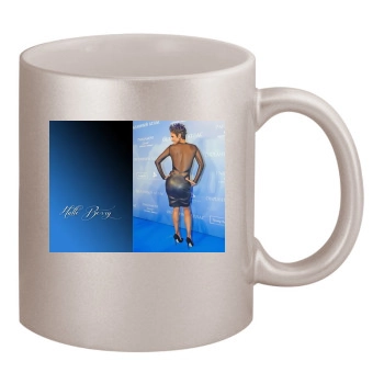 Halle Berry 11oz Metallic Silver Mug