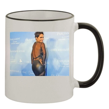 Halle Berry 11oz Colored Rim & Handle Mug