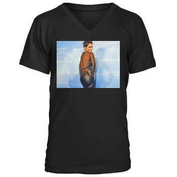 Halle Berry Men's V-Neck T-Shirt