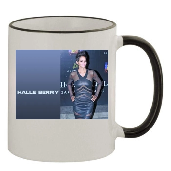 Halle Berry 11oz Colored Rim & Handle Mug