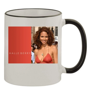 Halle Berry 11oz Colored Rim & Handle Mug