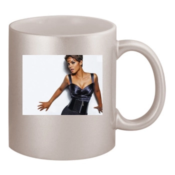 Halle Berry 11oz Metallic Silver Mug