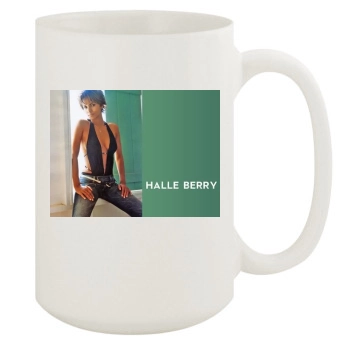 Halle Berry 15oz White Mug