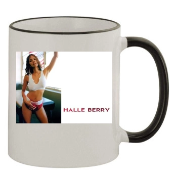 Halle Berry 11oz Colored Rim & Handle Mug