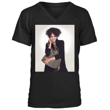 Halle Berry Men's V-Neck T-Shirt