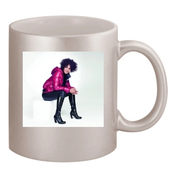 Halle Berry 11oz Metallic Silver Mug