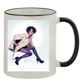 Halle Berry 11oz Colored Rim & Handle Mug