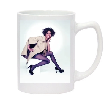 Halle Berry 14oz White Statesman Mug