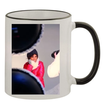 Halle Berry 11oz Colored Rim & Handle Mug