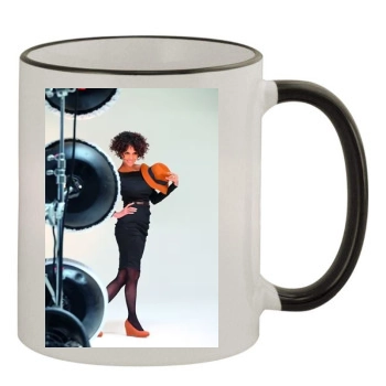 Halle Berry 11oz Colored Rim & Handle Mug