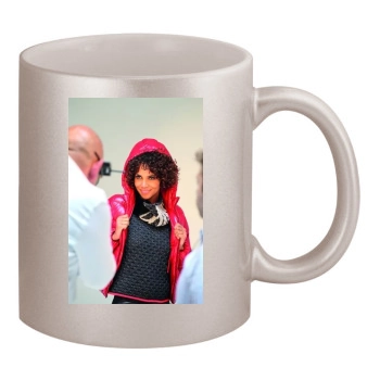 Halle Berry 11oz Metallic Silver Mug