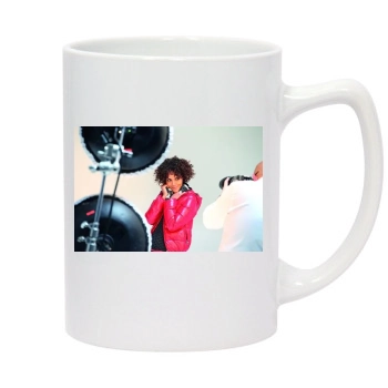 Halle Berry 14oz White Statesman Mug