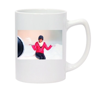 Halle Berry 14oz White Statesman Mug