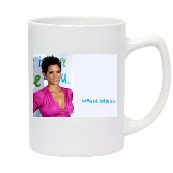 Halle Berry 14oz White Statesman Mug