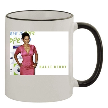 Halle Berry 11oz Colored Rim & Handle Mug