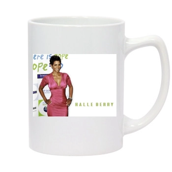 Halle Berry 14oz White Statesman Mug