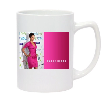 Halle Berry 14oz White Statesman Mug