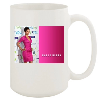 Halle Berry 15oz White Mug