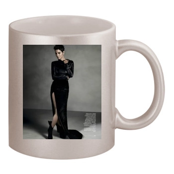 Halle Berry 11oz Metallic Silver Mug