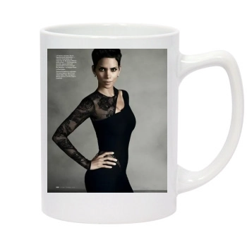 Halle Berry 14oz White Statesman Mug